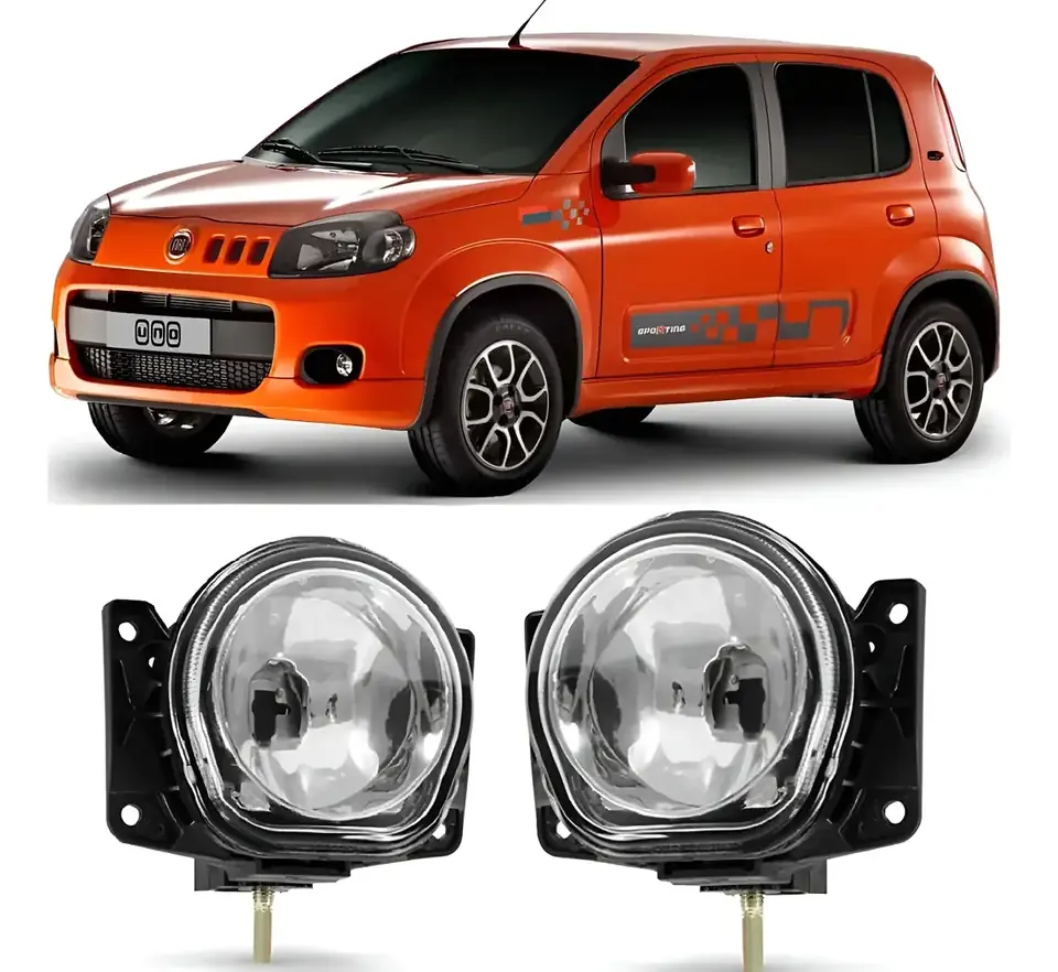 Par de Faros Auxiliares Antiniebla para Fiat Uno 2011 a 2021
