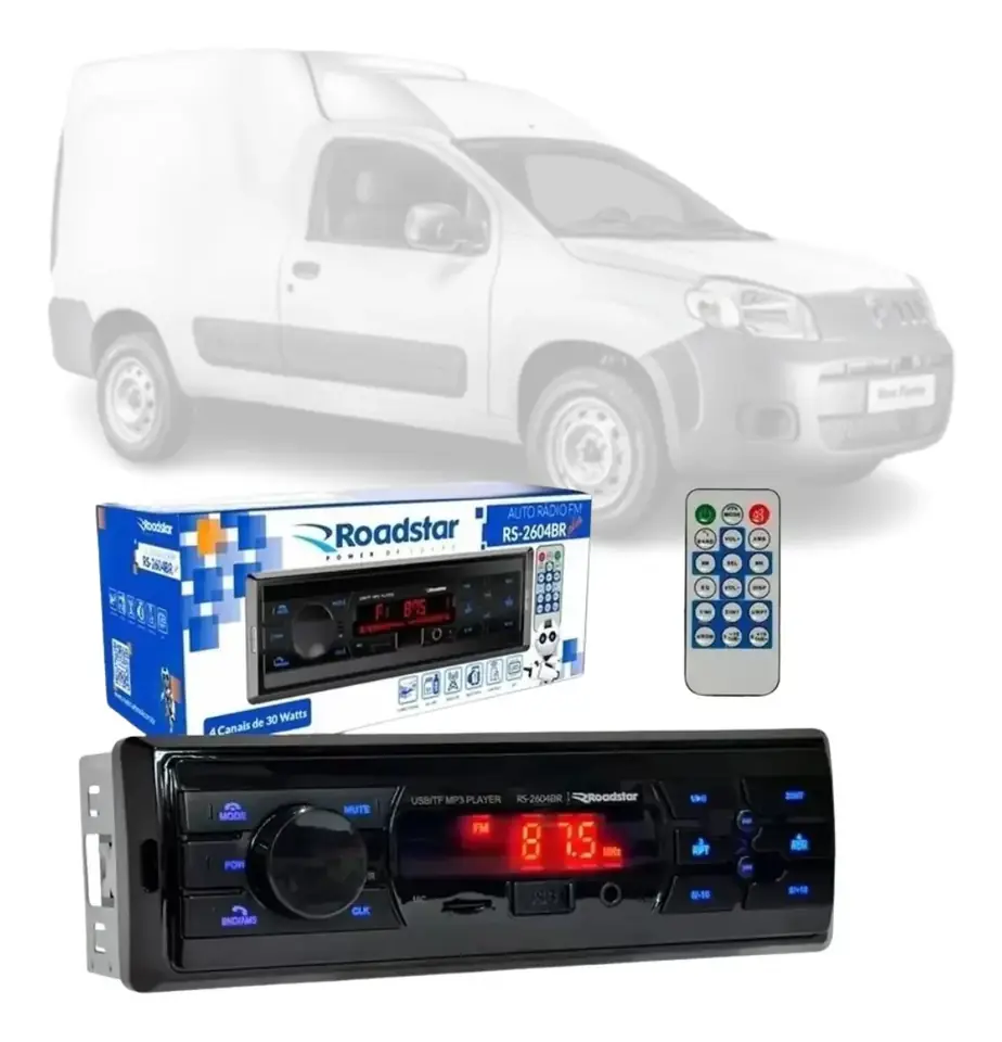 Radio Mp3 Fm Usb Bluetooth Roadstar Fiat Fiorino