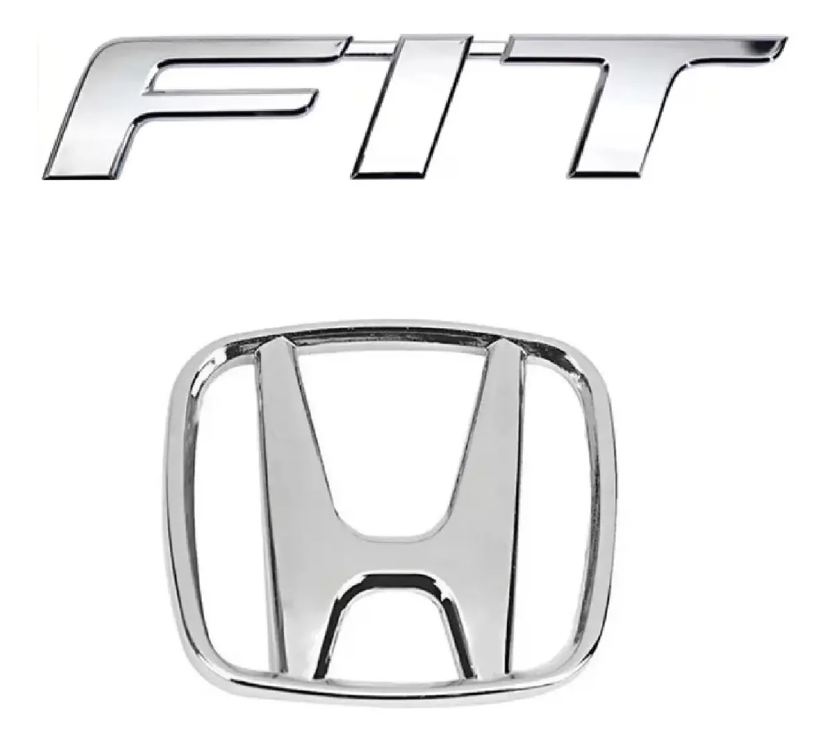 Fit Emblems Logo Cromo Trasero  2018 2019 2020 2021