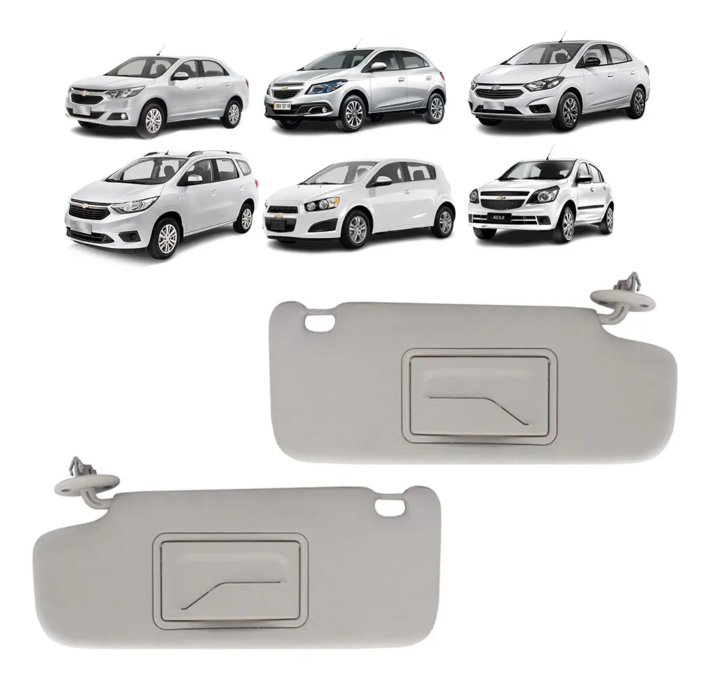 Par Parasol Gris C Espejo Chevrolet Spin 2012 2013 2014