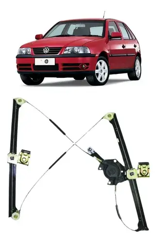 Máquina de Vidro Dianteira Elétrica – VW Gol/Parati/Saveiro G2 G3 G4 (1998 a 2008) – 4 Portas