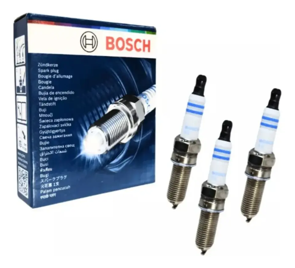 Juego de bujías Hb20 1.0 12v aspiradas Bosch 0242135533