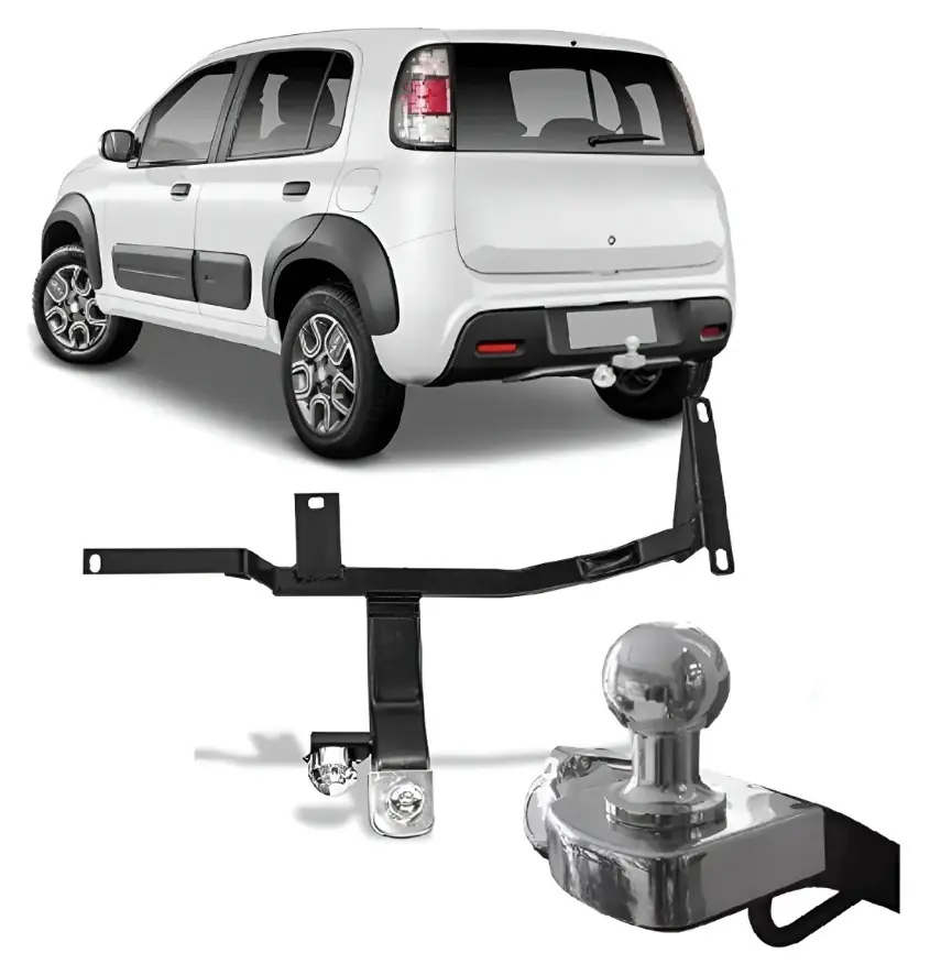 Enganche Remolque Fiat Uno 2011 Al 2022 Reforcel 500kg Protector