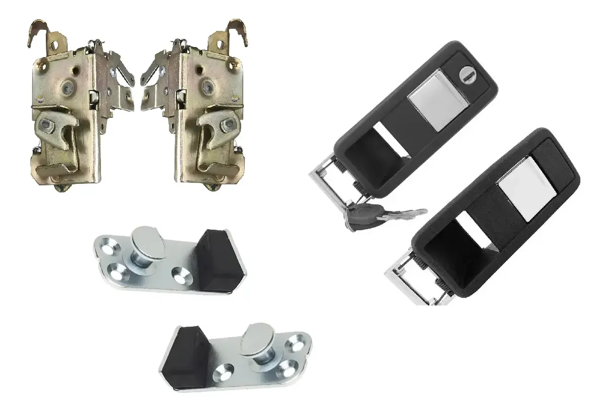 Kit Manijas Externas + Cerraduras de Puerta para Puma / Alfa Romeo (Par Completo)