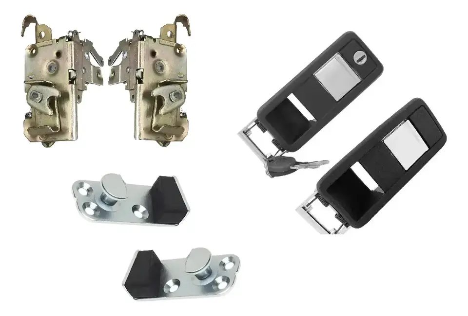 Kit Manijas Externas + Cerraduras de Puerta para Puma / Alfa Romeo (Par Completo)