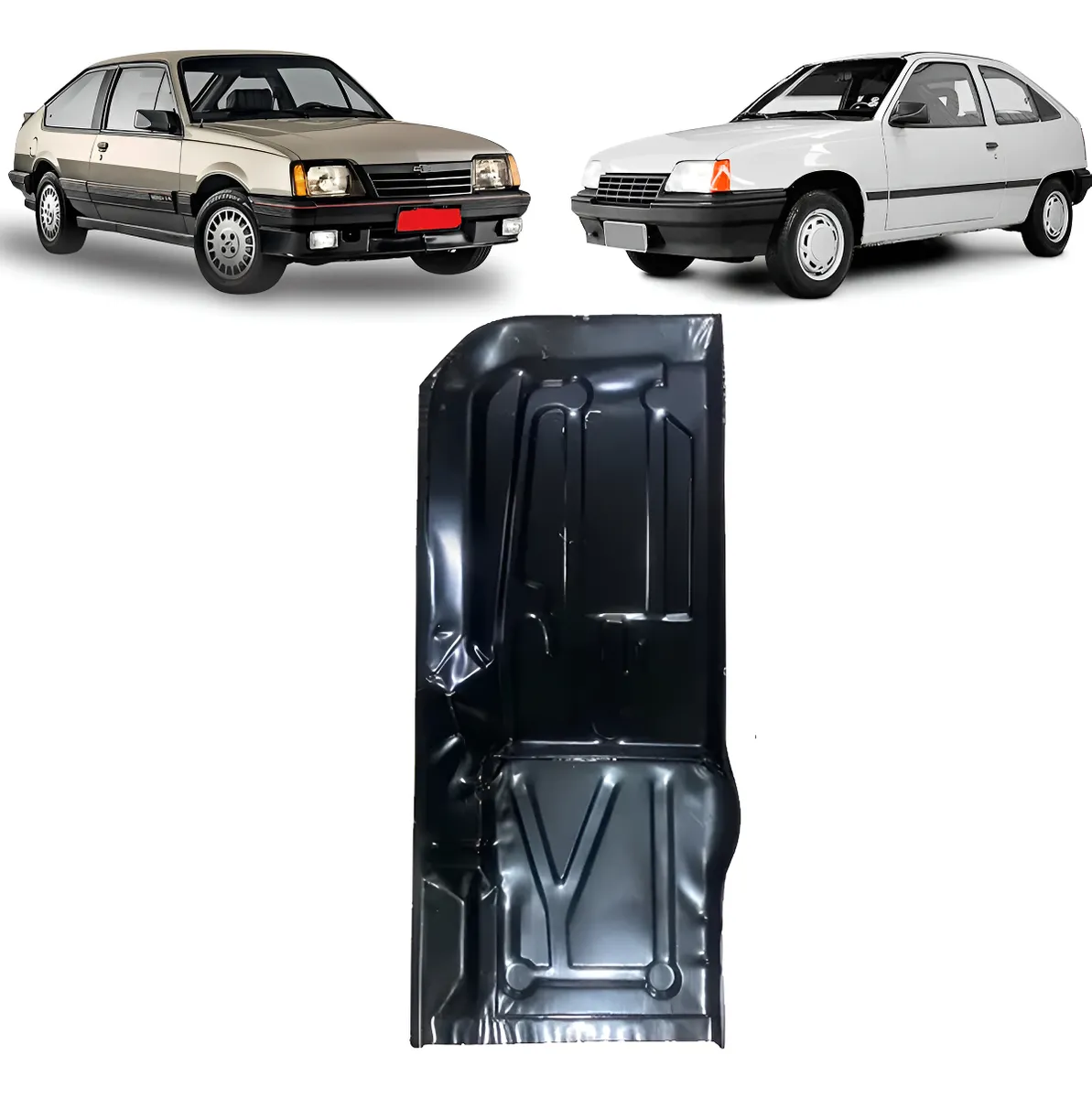Panel de piso completo para Monza Tubarao 82-96 y Kadett Ipanema 89-98.