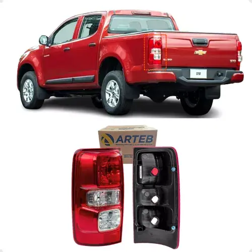 Faro Trasero Bicolor Chevrolet S10 (2012 a 2024) – Lado Izquierdo o Derecho