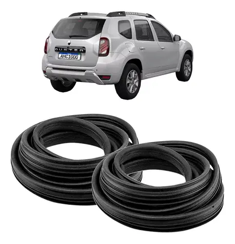 2 Gomas Puertas Laterales Duster 2015 Al 2022 Trasera