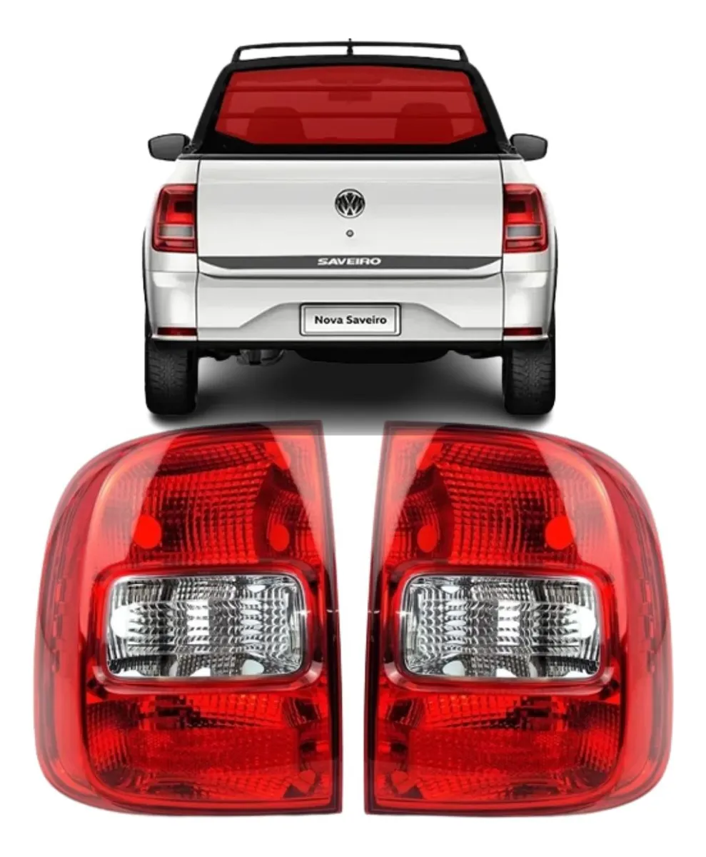 Paragolpes Trasero Completo Saveiro G5 G6 2010 2011 2012