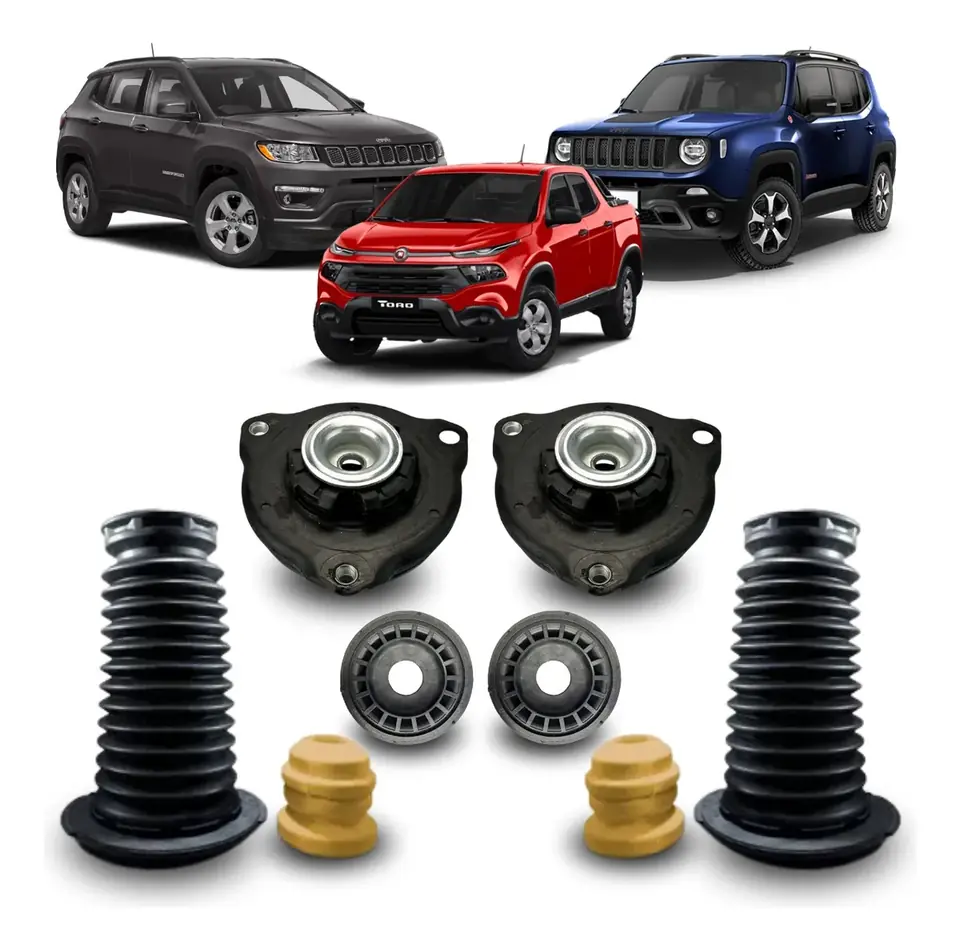 Kit cazoletas  taco y fuelle Delantero Toro Renegade Compas