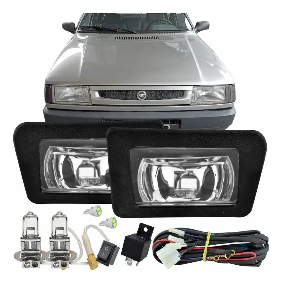 Kit de faros antiniebla para Uno y Fiorino (1984-2004) + Regalo
