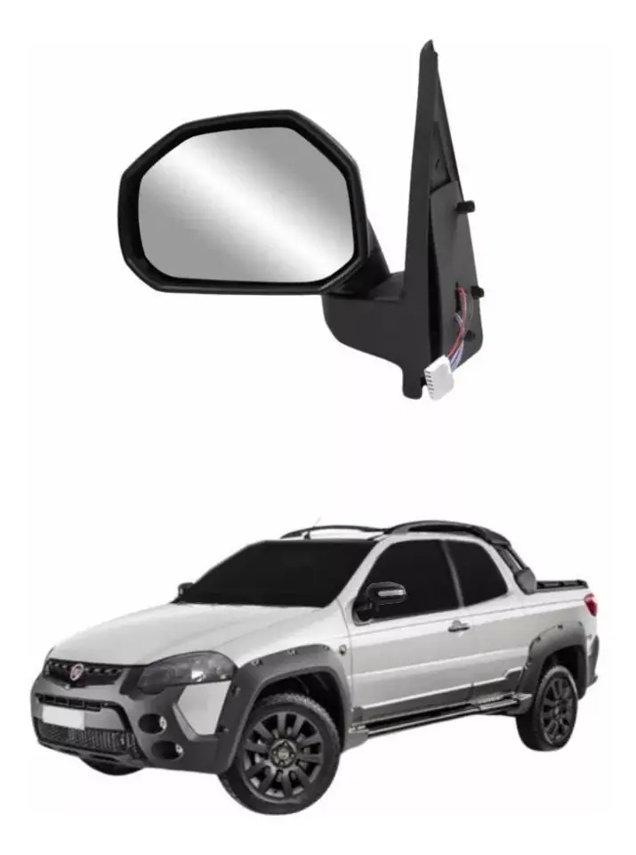 Retrovisor Eléctrico Strada 2014/2020 Con Intermitente le