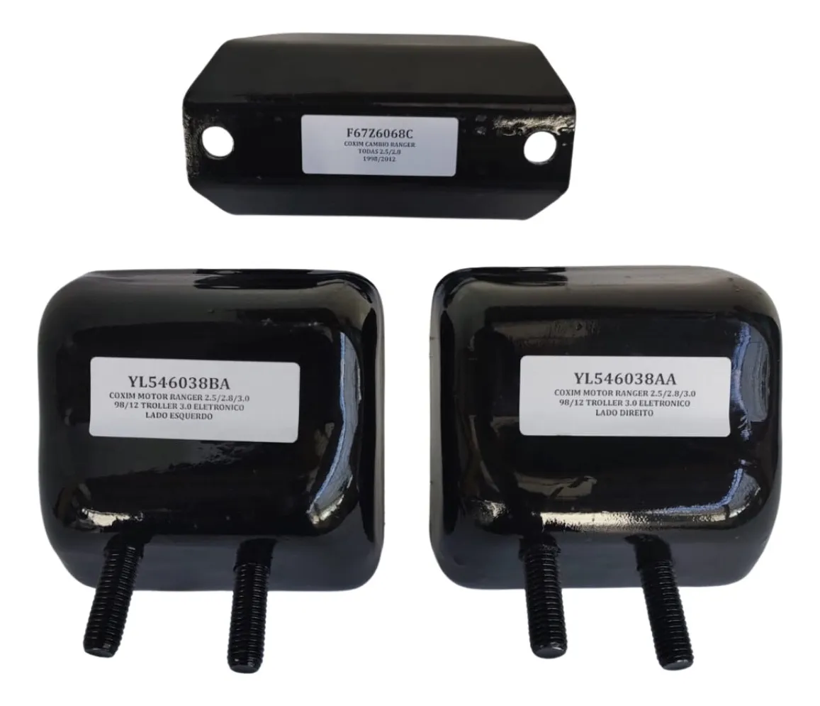 Kit de Tacos de  motor Ranger 2001 a 2011 Diésel 2.5 2.8 3.0 3 piezas