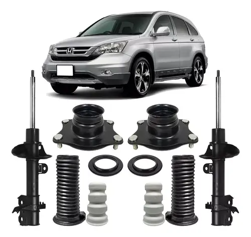 Par Amortiguadores Delanteros + Kit cr-v 2007 a 2011