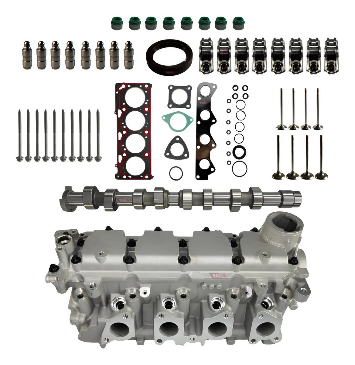 Tapa de cilindro completa VW Gol saveiro  G4 / G5 / G6 1.6 8V Power (2008 a 2018) - Motor EA111