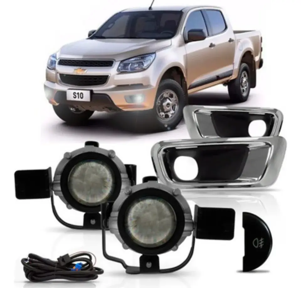 Kit camineros S10 Ls Lt Ltz 2012 a 2016 Marco cromado