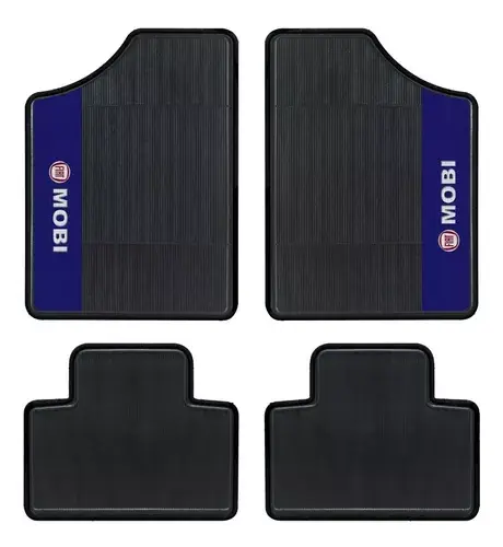 Juego de 4 alfombrillas Fiat Mobi 2016 al 2022 resistentes
