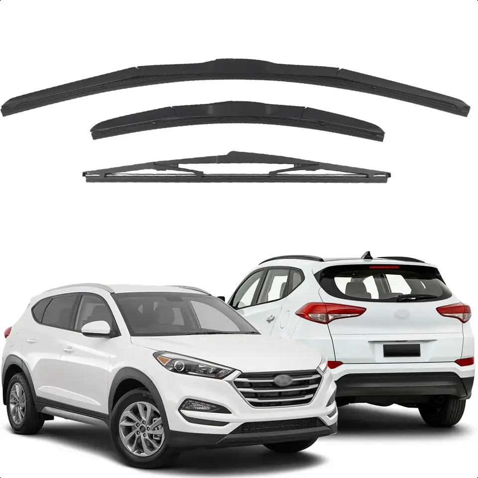 Kit de 3 Escobillas Limpiaparabrisas Hyundai Tucson / New Tucson 2017 a 2022
