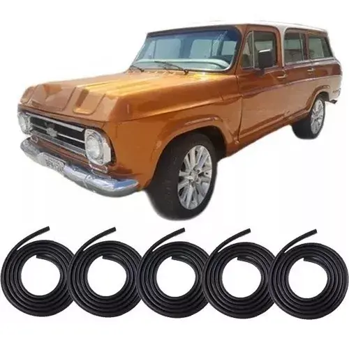 Kit De Sellado De Goma 4 Puertas Y Maletero Veraneio - Hasta 1984