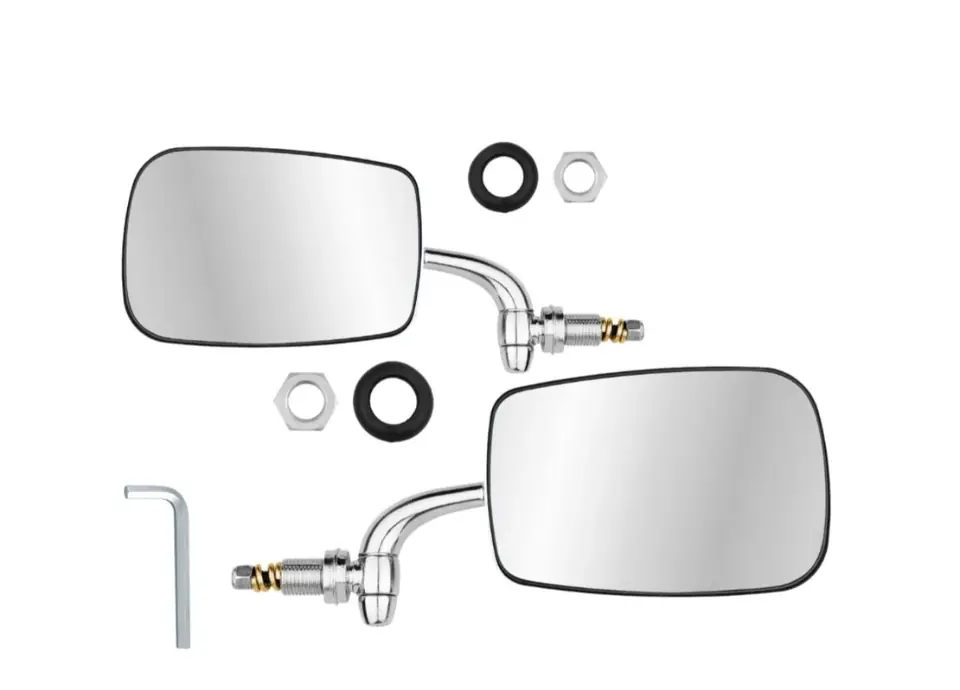 Par Retrovisor Fusca Mexicano 59 A 96 Cromado acero Inox