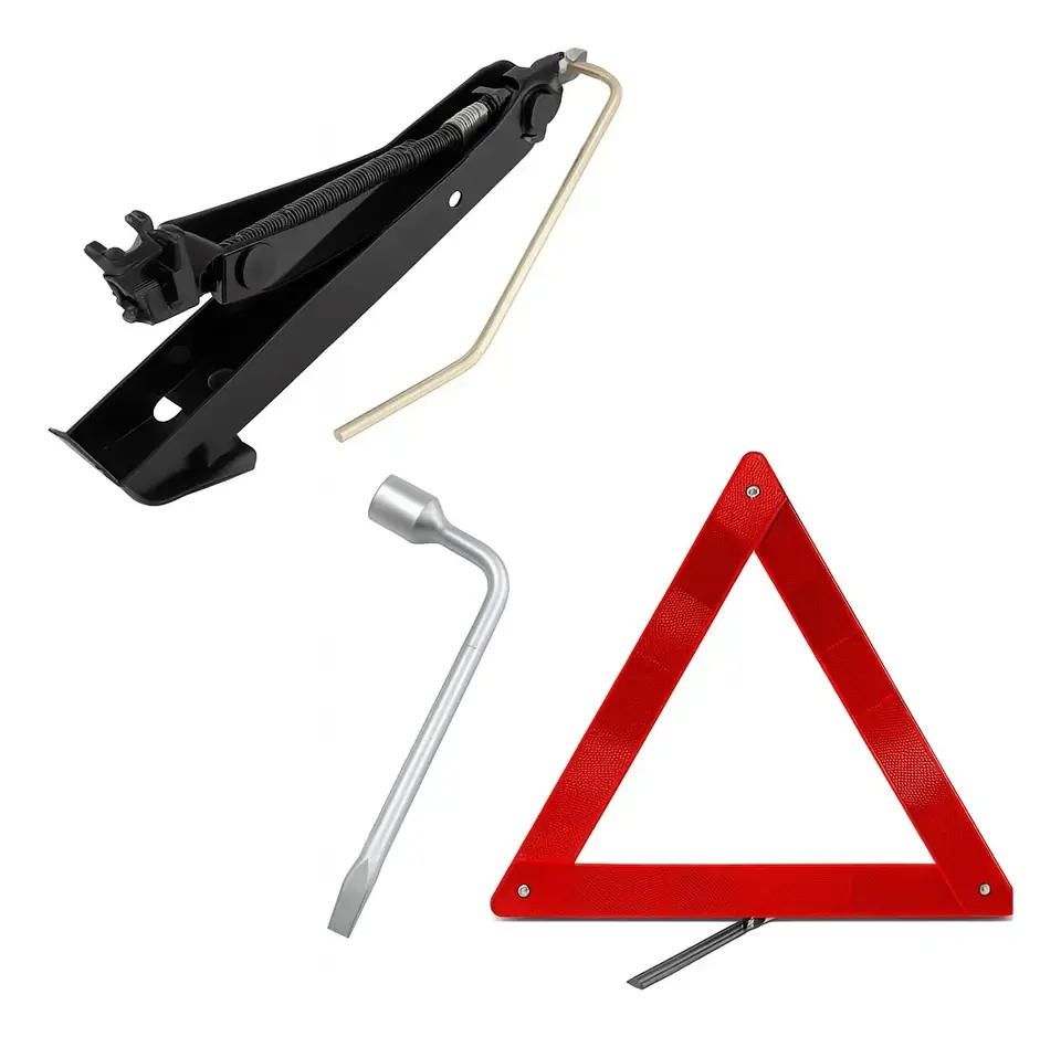 Llave de rueda de 17 mm con gato triangular para Renault Duster (2011 a 2025)