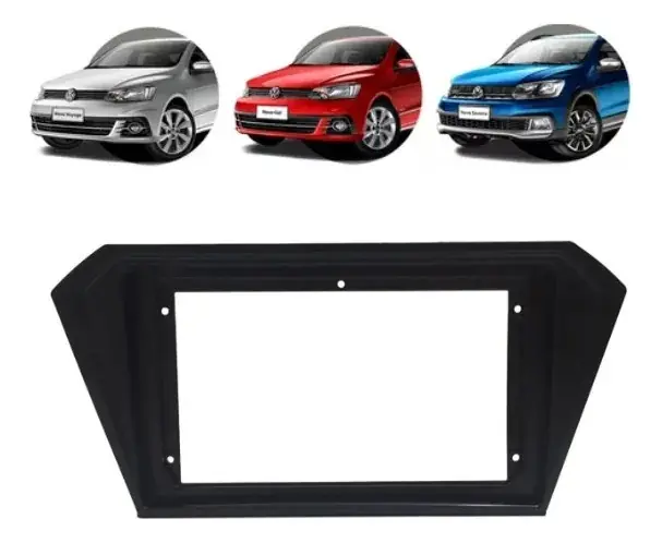 Marco 2 Din 9 Pulgada Gol Saveiro Voyage G7 G8 Negro Piano