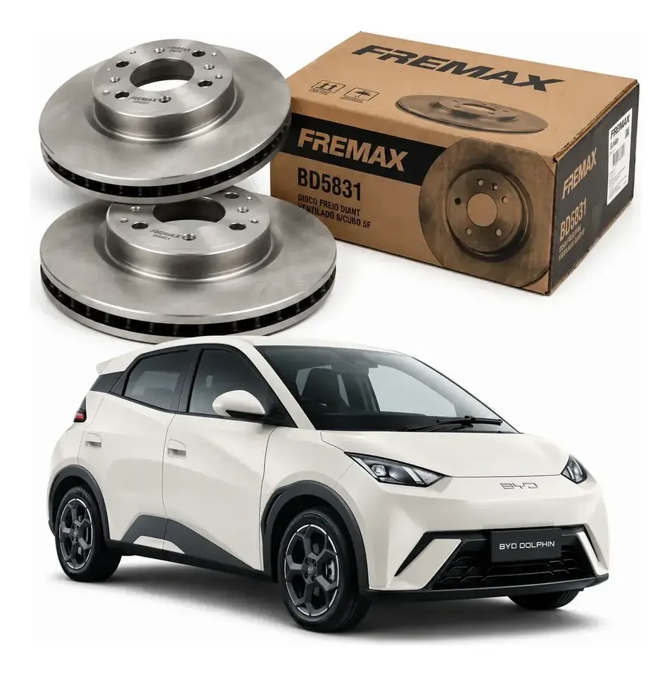Par de discos de freno delanteros para Byd Dolphin Mini 2024, 2025, 2026 y 2027