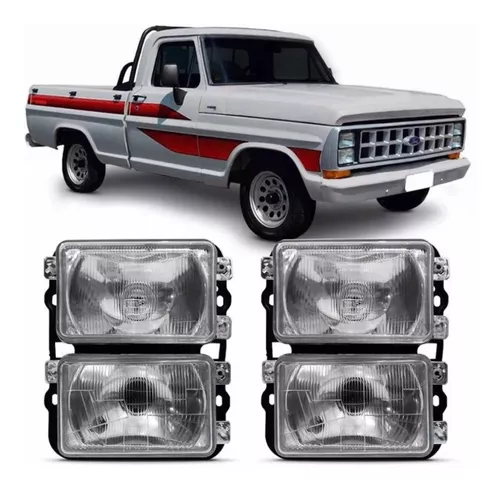 Par Faros delanteros Ford F-1000 85 1986 1987 1988 1989 1990 1991 1992