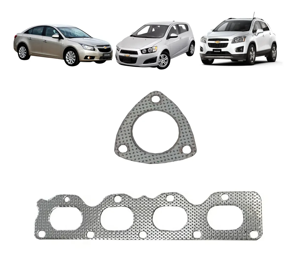 Kit de Juntas para Catalizador y Colector de Escape Chevrolet Cruze, Sonic y Tracker
