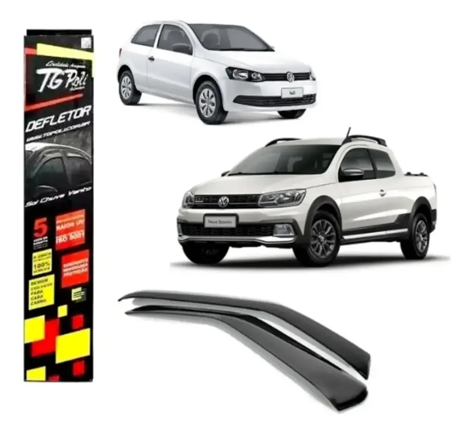 Canaleta Lluvia Vw Saveiro cross G5 G6 G7 G8 2009 al 2025 Deflector