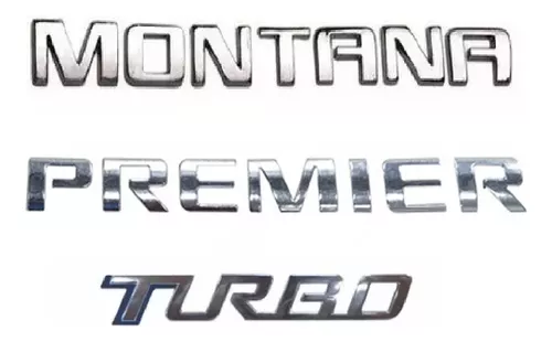 Kit de emblema Montana 2023 2024 Premier Turbo Cromad