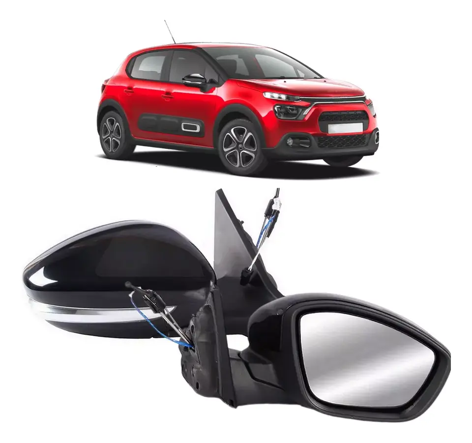 Par retrovisor para Citroen C3 23 24 25 manual con señalero