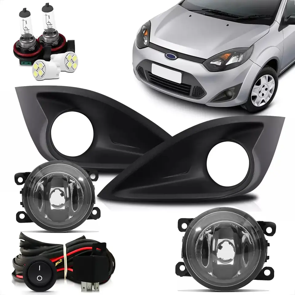 Kit Faros Antiniebla Fiesta Rocam 2011 2012 2013 2014