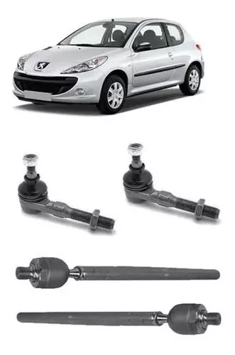 Axial + Terminal de dirección - Peugeot 206/207(par)