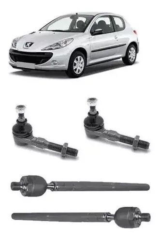 Axial + Terminal de dirección - Peugeot 206/207(par)