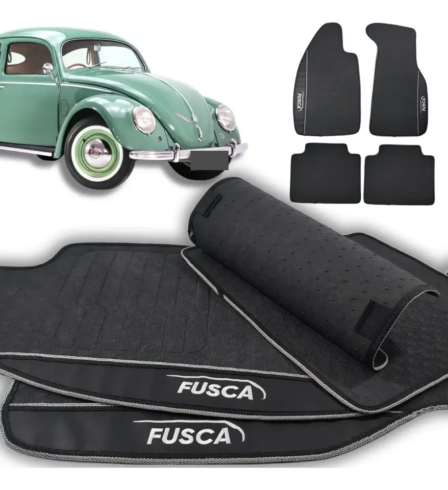 Juego alfombras engomadas Fusca 4p