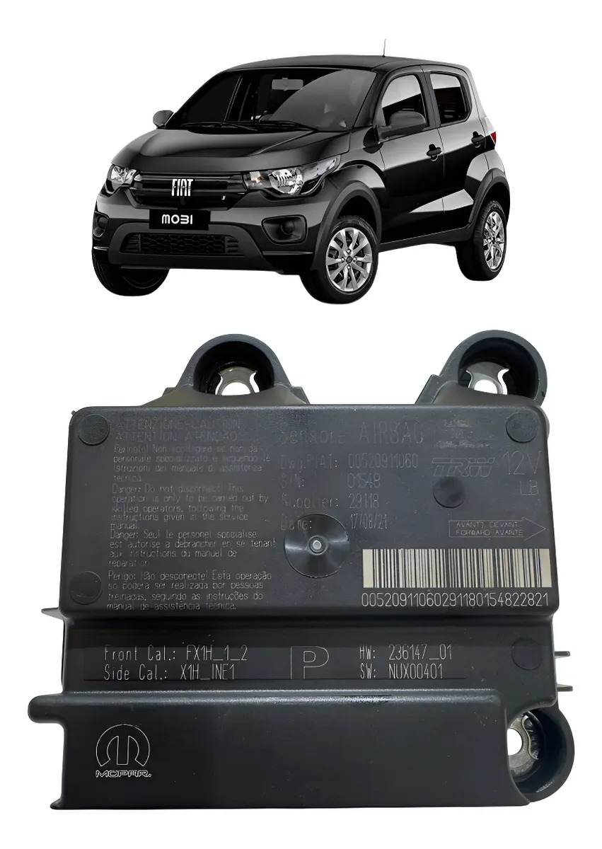 Modulo Central Fiat Mobi 2017/2023 520911060 usado