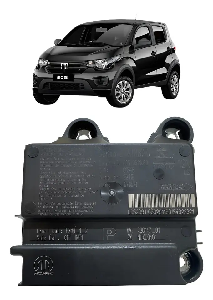 Modulo Central Fiat Mobi 2017/2023 520911060 usado
