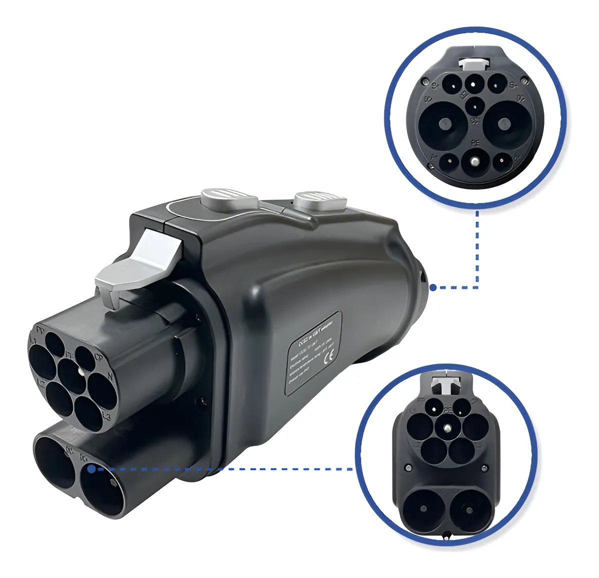 Adaptador de carga rápida  Gbt/dc para Ccs2 250a
