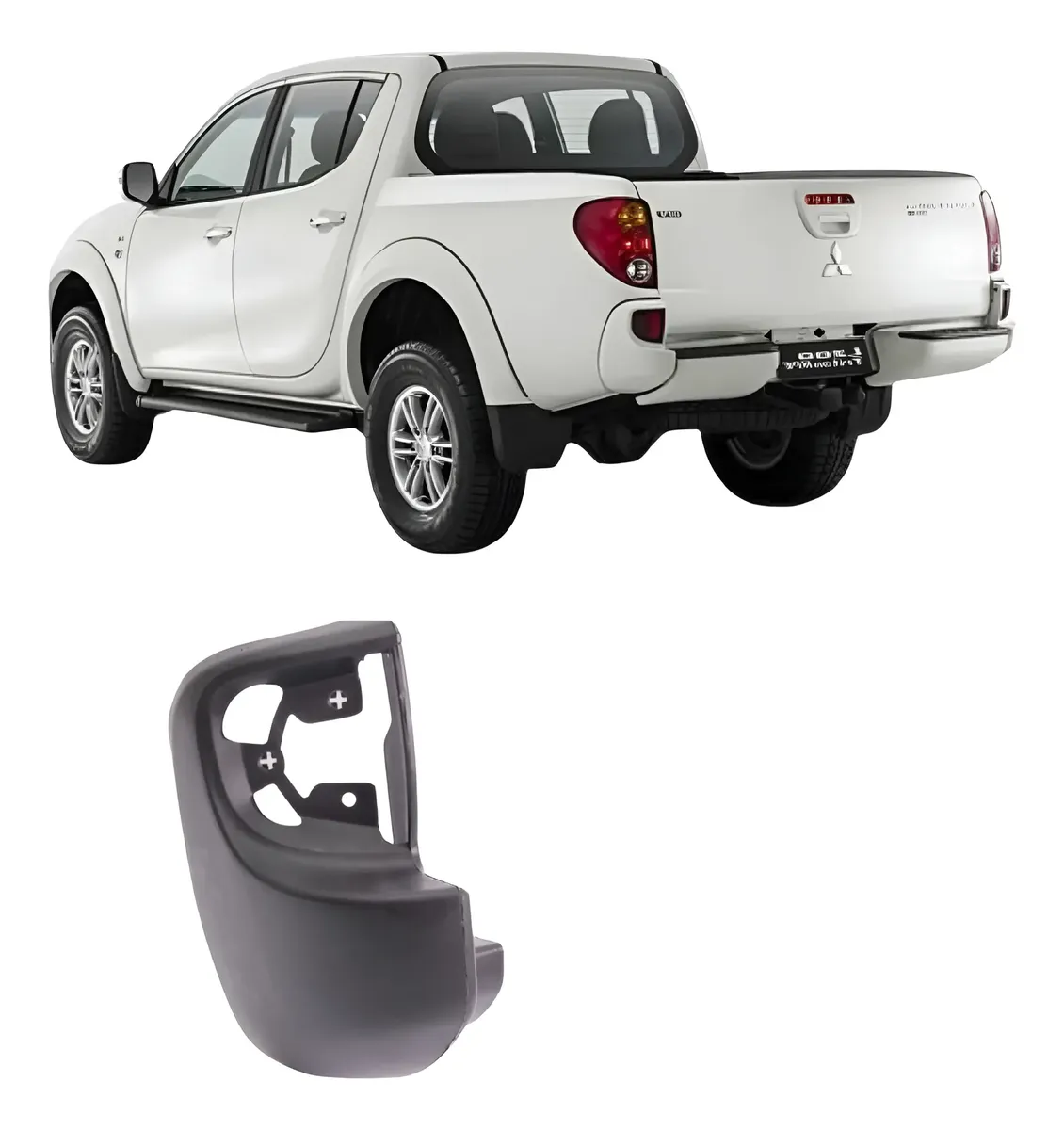 Cantonera Trasera L200 Triton 2008 A 2016 Plástico