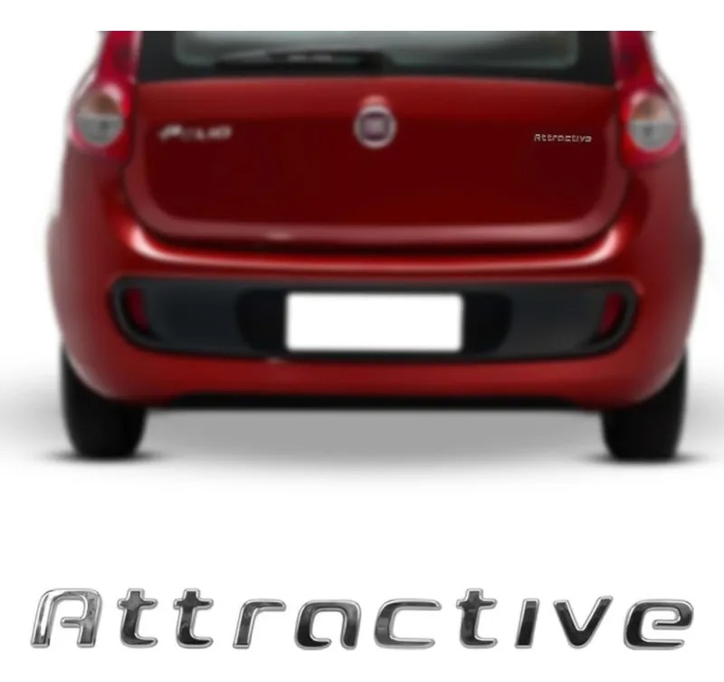 Emblema Attractive Cromado Nuevo Uno Attractive 2012/2017