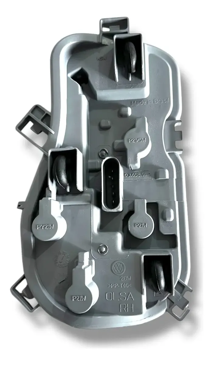 Circuito / Soquete de Faro Trasero Derecho Volkswagen Saveiro G7/G8 2017–2022 – 5 Pines