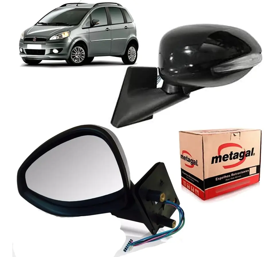 Espejo retrovisor + intermitente original  Idea 2011 2012 13 2014 2015 2016