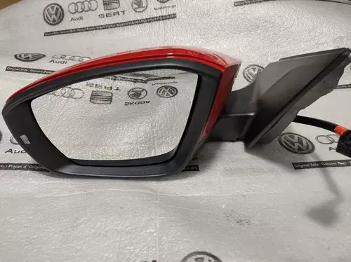 Retrovisor Eléctrico Retráctil Rojo Nivus 2022 Original