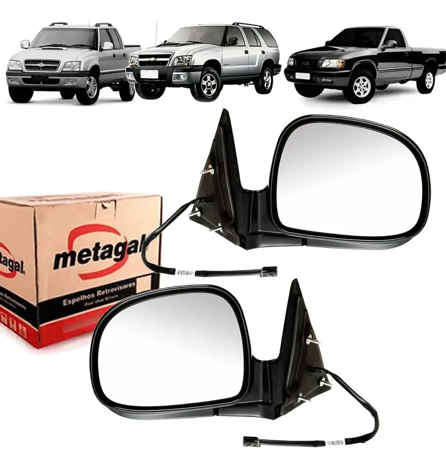 Par Retrovisor S10 Blazer 2004 2005 2006 2007 2008 Eléctrico