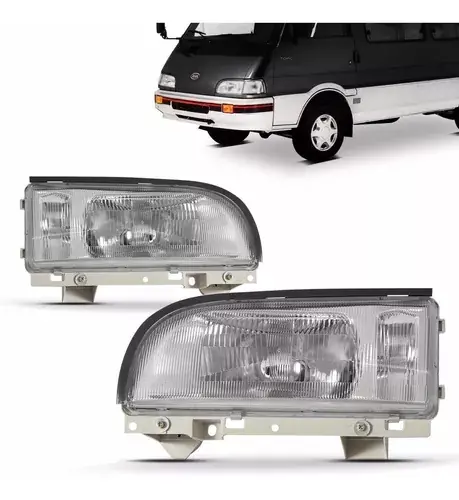 Faro delantero Simple Focus Cromado 1998(unidad)