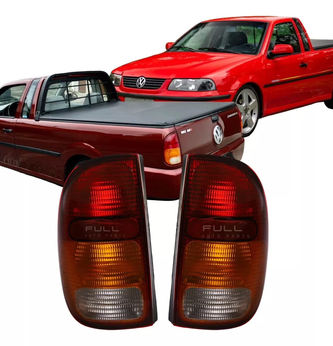 Par de Faros Traseros Volkswagen Saveiro G2/G3 (1997-2005)
