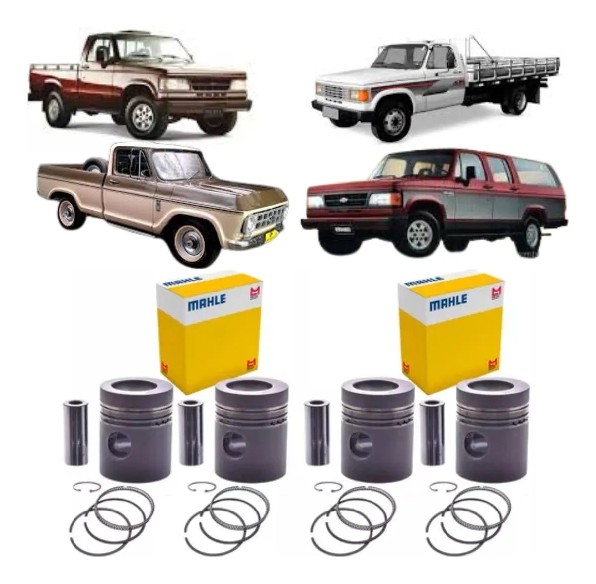 Kit de motor Perkins 4236 GM D10 D20 D40 VW 6.90 3 canales