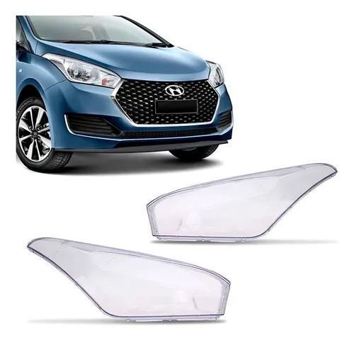 par de lentes para farol delantero hyundai hb20 2019