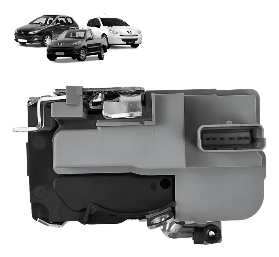 Par de Cerraduras Eléctricas de Puerta Delantera Peugeot 206, 207 y Hoggar